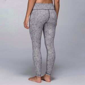 Lululemon Wunder Under Pant Plush Petal Deep Coal Ghost Sz 6